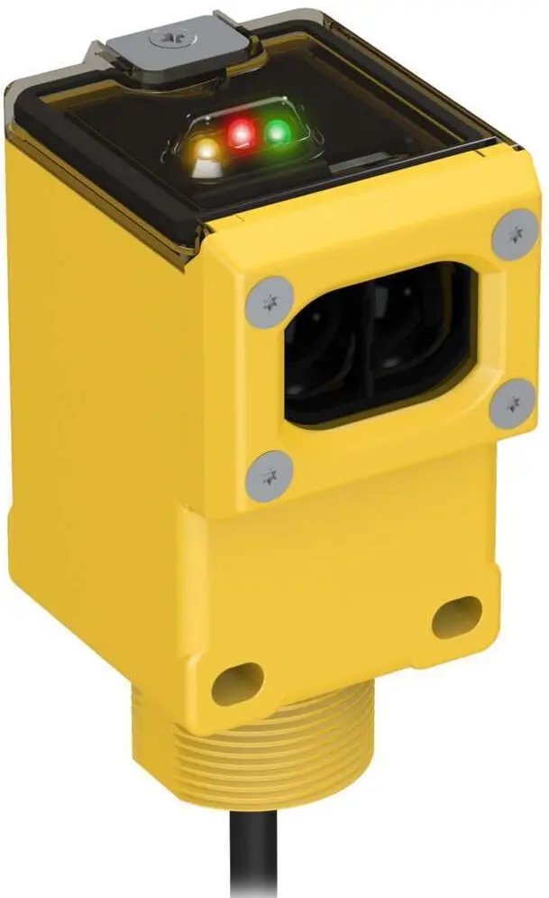 Produktfoto 1 von Banner zylindrisch Optischer Sensor, Bereich 3 m, SPDT Elektro-mechanisches Relais Ausgang, Anschlusskabel,