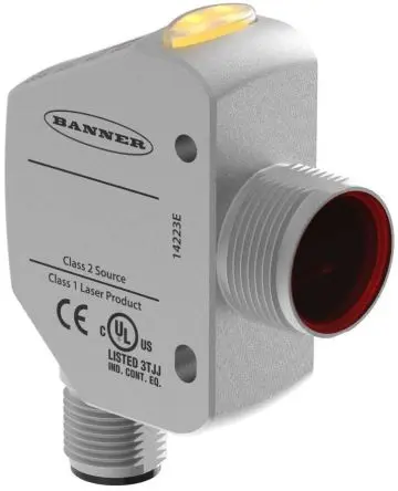 Produktfoto 1 von Banner Q4X Rechteckig Optischer Sensor, Analog Ausgang