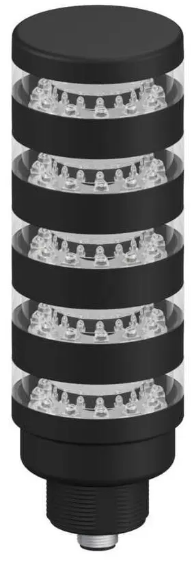 Produktfoto 1 von Banner TL50BL LED Signalturm 5-stufig Linse Blau, Grün, Rot, Weiß, Gelb + Elektronischer Summer