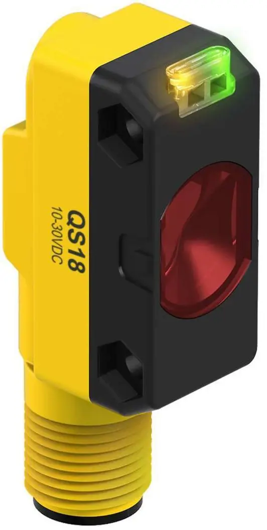 Produktfoto 1 von Banner Rechteckig Optischer Sensor, Entgegengesetzter Modus, Bereich 3 m, NPN/PNP Ausgang, M12