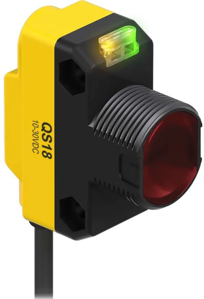 Produktfoto 1 von Banner Rechteckig Optischer Sensor, Fotoelektrisch, Bereich 20 m, NPN/PNP Ausgang, 4-polig M12
