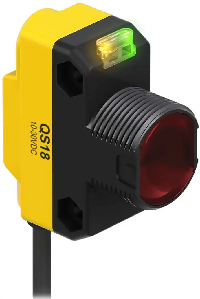 Produktfoto 1 von Banner Rechteckig Optischer Sensor, Entgegengesetzter Modus, Bereich 20 m, NPN/PNP Ausgang, 4-polig M12
