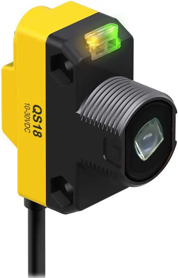 Produktfoto 1 von Banner Rechteckig Optischer Sensor, Fotoelektrisch, Bereich 30 m, 4-polig M12