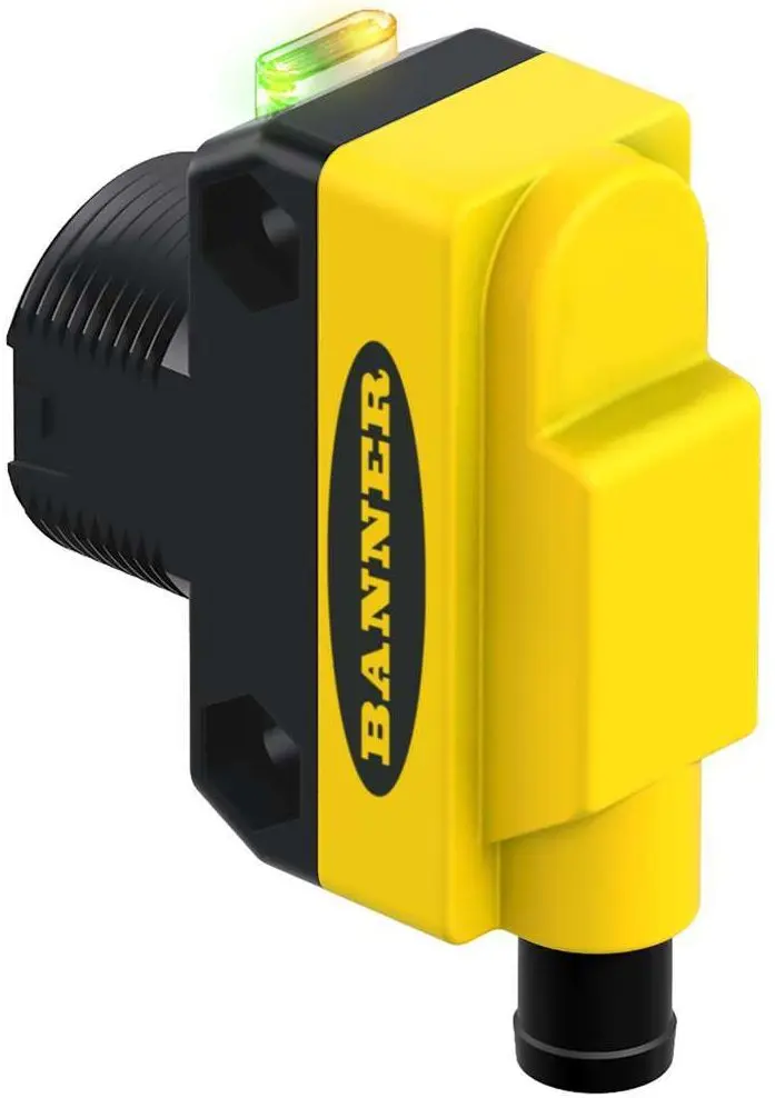 Produktfoto 1 von Banner Rechteckig Optischer Sensor, Strahl, Bereich 30 m, 4-polig M12
