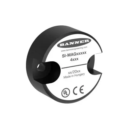 Produktfoto 1 von Banner SI-MAG Magnetisch M8 Berührungsloser Sicherheitsschalter 170V dc aus Thermoplast, 1 Schließer, 1 NC, Magnetisch