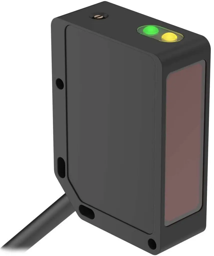 Produktfoto 1 von Banner Rechteckig Optischer Sensor, Festes Feld, Bereich 50 → 500 mm, PNP Ausgang, 4-polig M12,