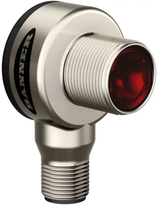 Produktfoto 1 von Banner zylindrisch Optischer Sensor, Entgegengesetzter Modus, Bereich 20 m, NPN/PNP Ausgang, M12