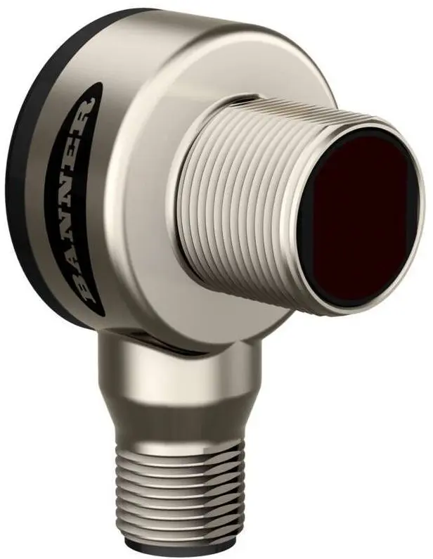 Produktfoto 1 von Banner zylindrisch Optischer Sensor, Diffus, Bereich 20 m, NPN Ausgang, 4-polig M12, Hell-/dunkelschaltend