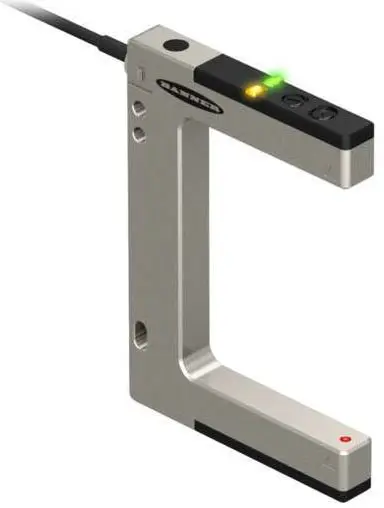 Produktfoto 1 von Banner U Shaped (Also: Fork; Gabel) Optischer Sensor, Dagegen, Bereich Hell-/dunkelschaltend, NPN/PNP Ausgang, M12,