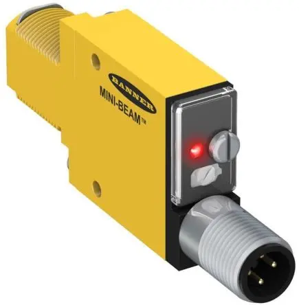 Produktfoto 1 von Banner Glas Bipolar LWL-Sensor 36 mm Glasfasersensor IP67 1ms