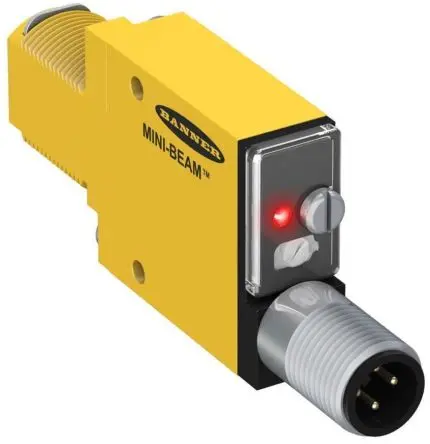Produktfoto 1 von Banner Glas Bipolar LWL-Sensor 36 mm Glasfasersensor IP67 1ms