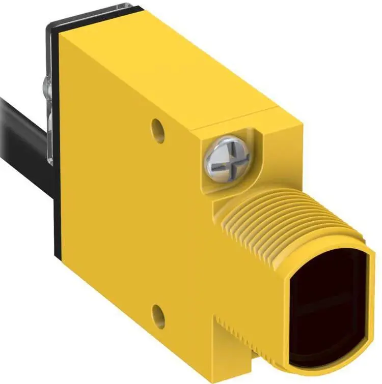 Produktfoto 1 von Banner Rechteckig Optischer Sensor, Retroreflektierend, Bereich 5 m, Bipolar Ausgang, Integral QD, Hell-/dunkelschaltend