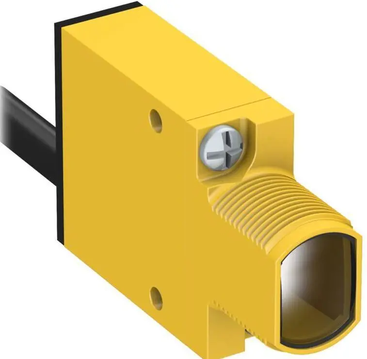 Produktfoto 1 von Banner Rechteckig Optischer Sensor, Dagegen, Bereich 30 m, Anschlusskabel