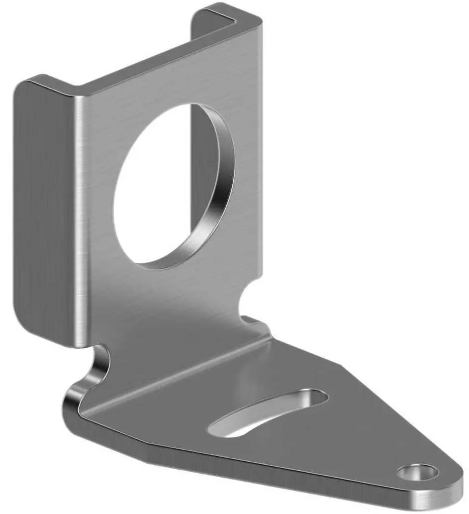 Produktfoto 1 von Banner SMB Rechtwinklige Halterung für 18 mm Sensor