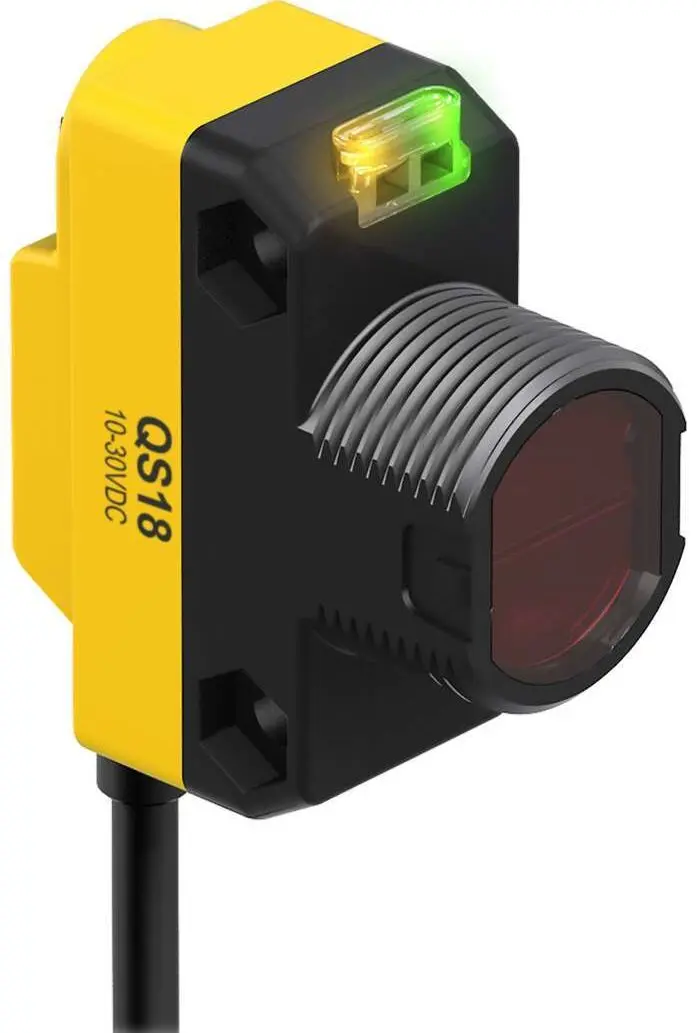 Produktfoto 1 von Banner Rechteckig Optischer Sensor, Retroreflektierend, Bereich 6,5 m, PNP Ausgang, Zopf QD, Hell-/dunkelschaltend