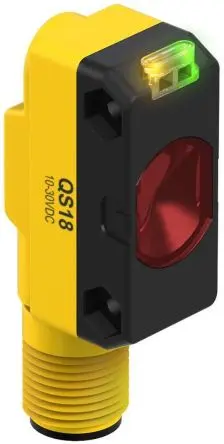 Produktfoto 1 von Banner QS18 Miniatur Optischer Sensor, Einweg, PnP Ausgang