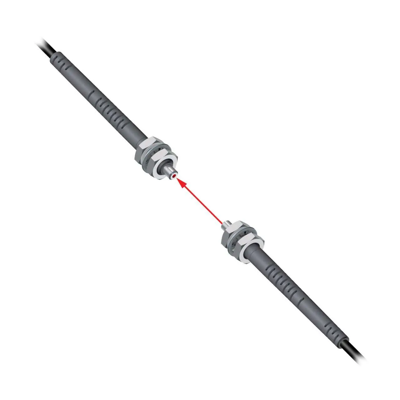 Produktfoto 1 von Banner Kunststoff NPN/PNP LWL-Sensor 36 mm Glasfasersensor IP40 1 ms