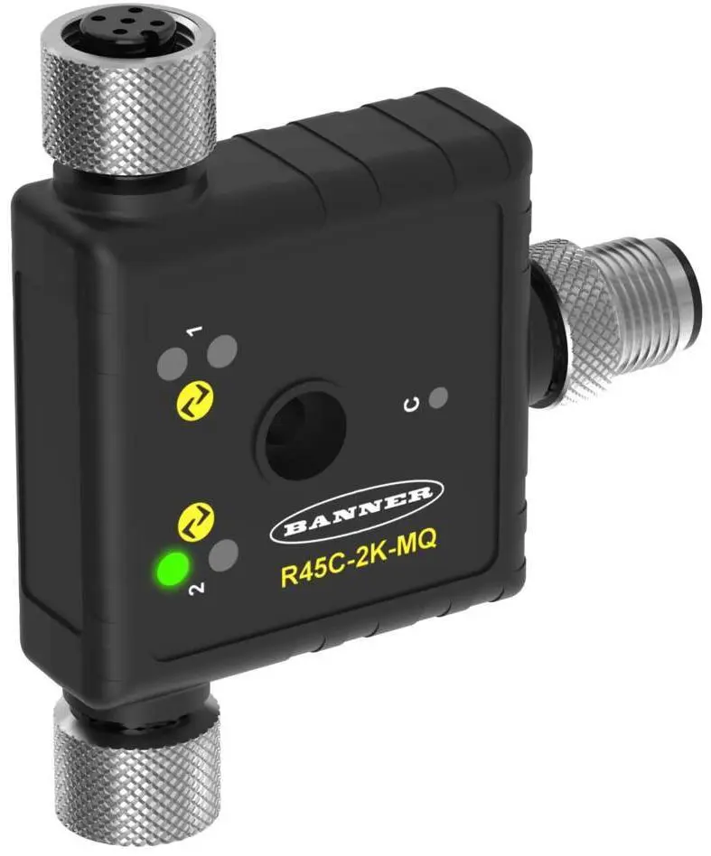 Produktfoto 1 von Banner R45C-2K-MQ E/A-Modul 2 Anschlüsse