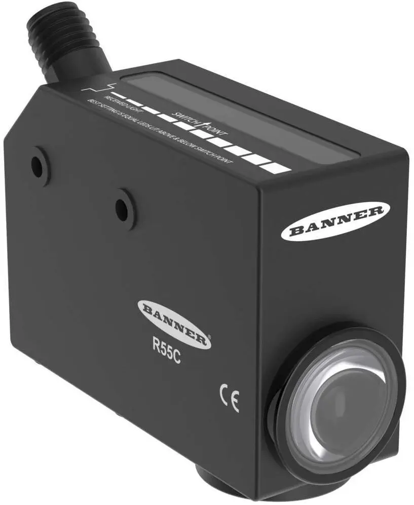 Produktfoto 1 von Banner Optischer Sensor, Retroreflektierend, Bereich 10 mm, Bipolare NPN/PNP Ausgang, M12 Integral QD