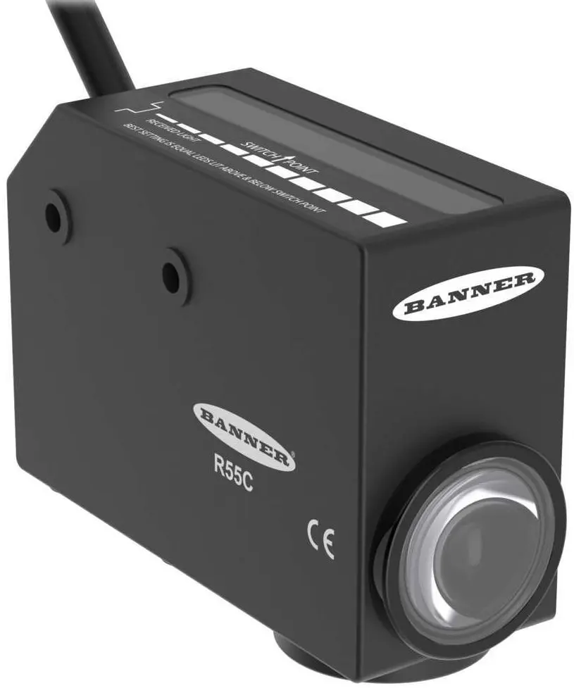 Produktfoto 1 von Banner Optischer Sensor, Retroreflektierend, Bereich 10 mm, Bipolare NPN/PNP Ausgang, Zopf QD, Hell-/dunkelschaltend