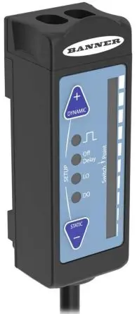 Banner R55F Optischer Sensor, Diskret, Bipolare NPN/PNP Ausgang
