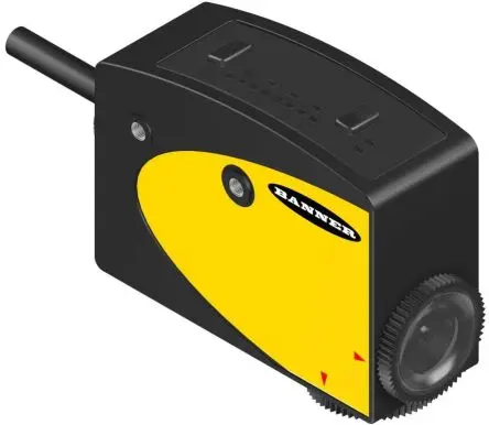 Produktfoto 1 von Banner R58E Kontrastsensor, IP67, Rote LED Drucktaster, Bipolare NPN/PNP 100 mA 30V