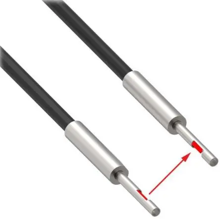 Produktfoto 1 von Banner Kunststoff NPN/PNP LWL-Sensor 36 mm Glasfasersensor IP67 1ms