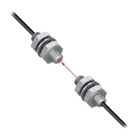 Produktfoto 1 von Banner Kunststoff NPN/PNP LWL-Sensor 36 mm Glasfasersensor IP67 1ms