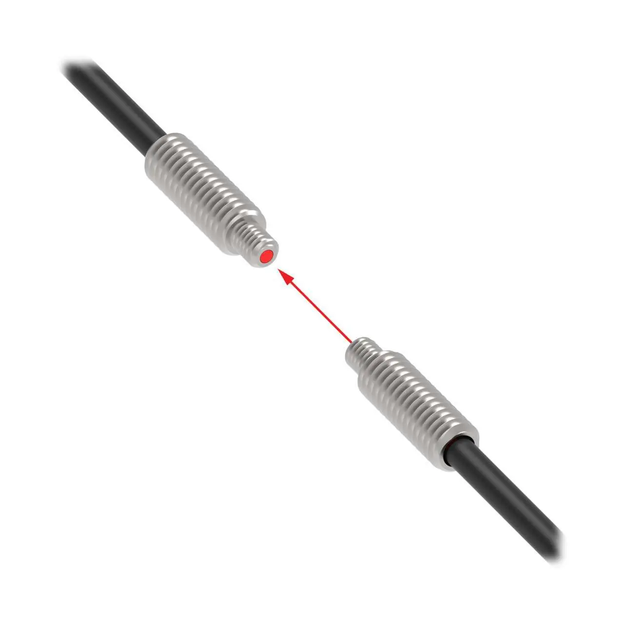 Produktfoto 1 von Banner Kunststoff NPN/PNP LWL-Sensor 36 mm Glasfasersensor IP40 1 ms