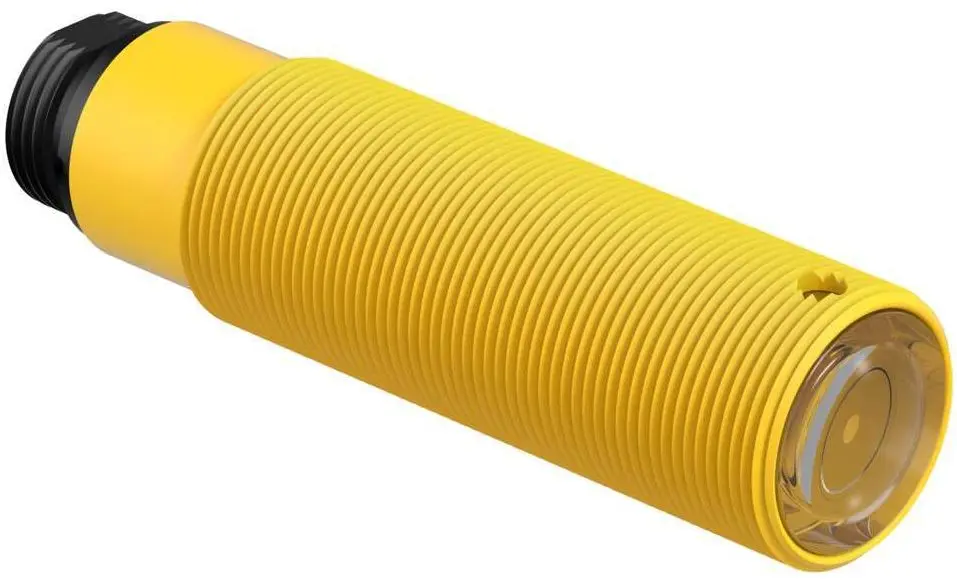 Produktfoto 1 von Banner zylindrisch Optischer Sensor, Empfänger, Bereich 140 mm, 3-Stift Mini Integral QD