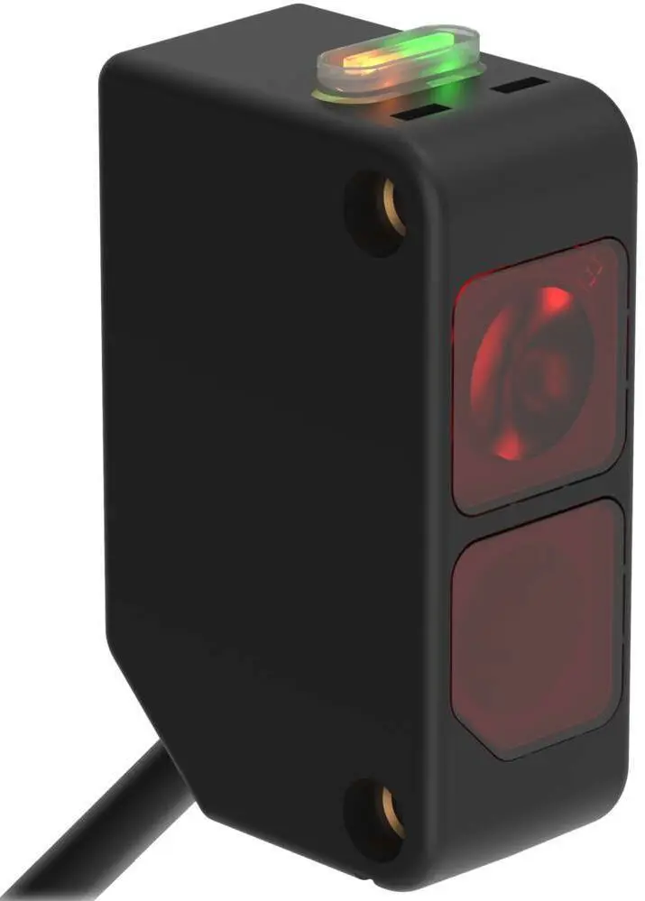 Produktfoto 1 von Banner Rechteckig Optischer Sensor, Empfänger, Bereich 12 m, PNP Ausgang, M12, Hellschaltend