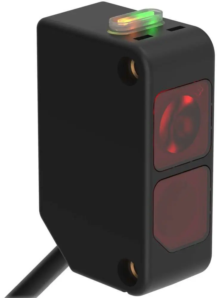 Produktfoto 1 von Banner Rechteckig Optischer Sensor, Emitter, Bereich 20 m, 150 mm (6 Zoll) M12 Pigtail QD