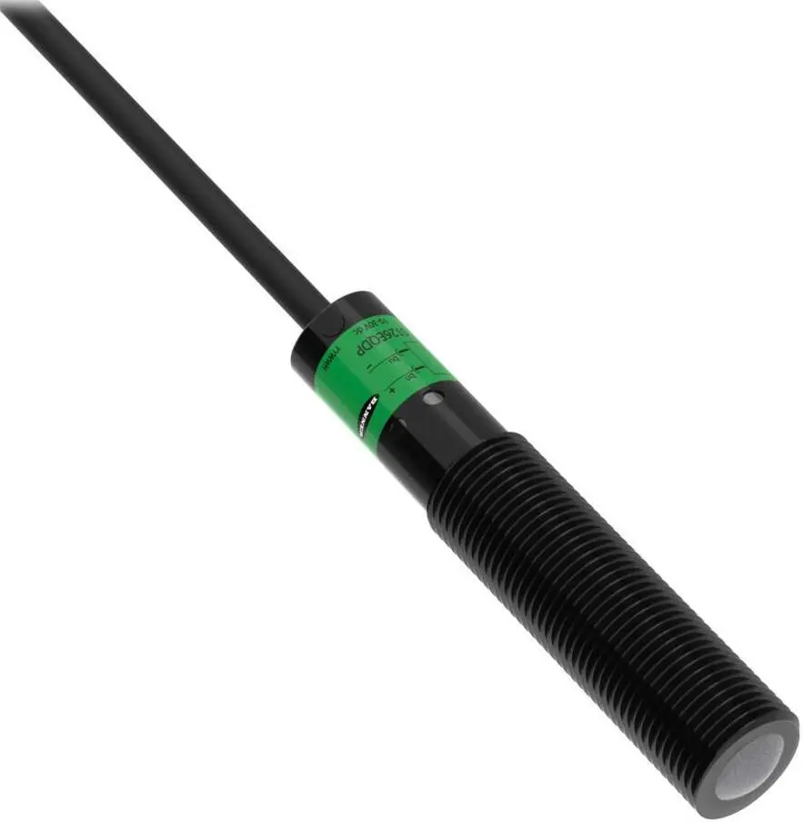 Produktfoto 1 von Banner zylindrisch Optischer Sensor, Emitter, Bereich 15 m, M8