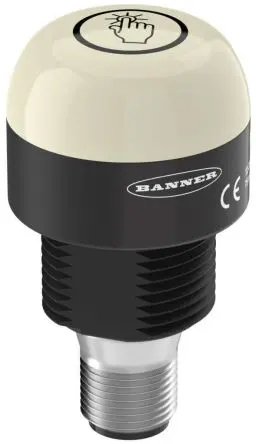 Produktfoto 1 von Banner K30 LED Dauerbetrieb Signalleuchte 30V Rot, Grün Basis, Ø 30 mm x 54.5 mm IP69K, IP67