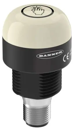 Produktfoto 1 von Banner K30 LED Dauerbetrieb Signalleuchte 30V dc Rot Basis, Ø 30 mm x 54.5 mm IP69K, IP67