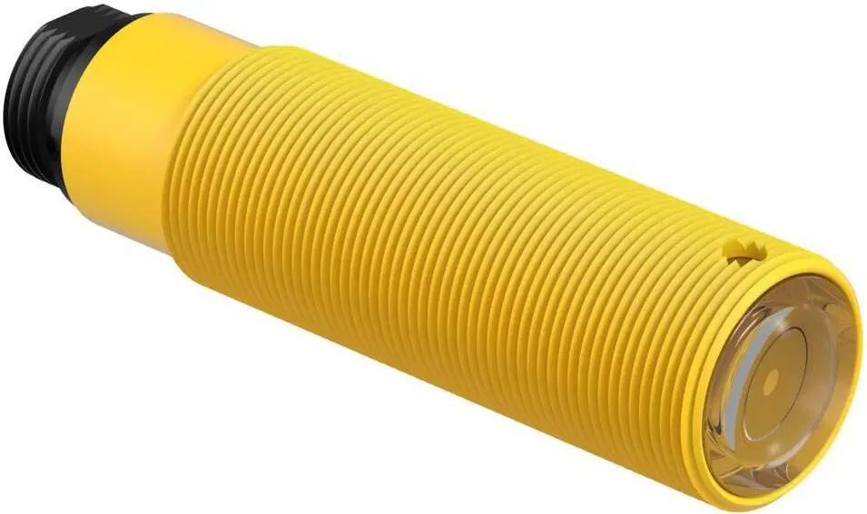 Produktfoto 1 von Banner zylindrisch Optischer Sensor, Dagegen, Bereich 60 m, NPN Ausgang, 3-poliger Steckverbinder, Dunkelschaltend