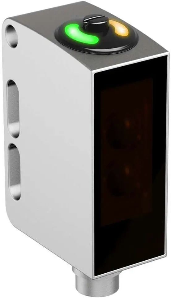 Produktfoto 1 von Banner Rechteckig Optischer Sensor, Hintergrundunterdrückung, Bereich 400 mm, PNP Ausgang, M12 Anschlusskabel QD,