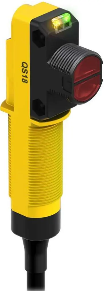 Produktfoto 1 von Banner Rechteckig Optischer Sensor, Gepolt, Bereich 3500 mm, P - MOSFET Ausgang, Anschlusskabel, Hellschaltend