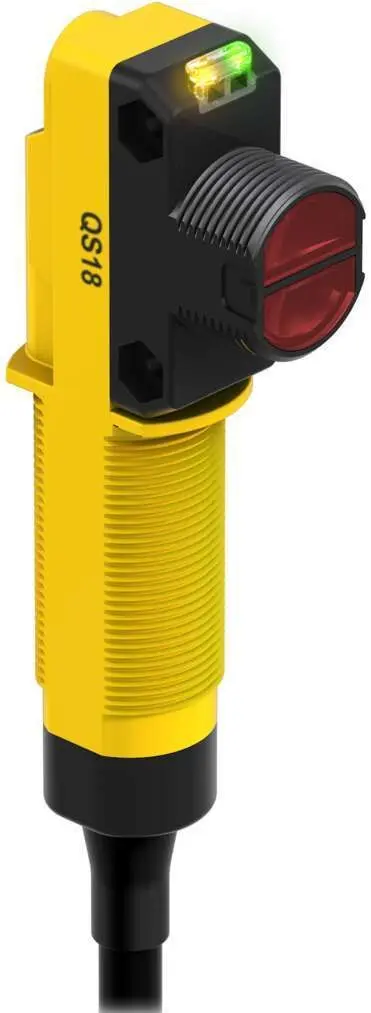 Produktfoto 1 von Banner Rechteckig Optischer Sensor, Gepolt, Bereich 3500 mm, P - MOSFET Ausgang, Mikro Pigtail QD, Hellschaltend