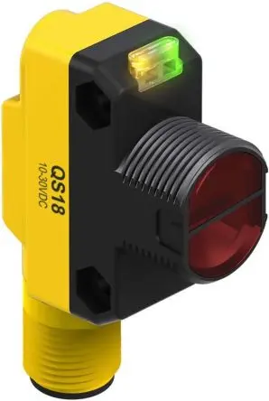 Produktfoto 1 von Banner QS18E Rechteckig Optischer Sensor, Diffus, PnP Ausgang
