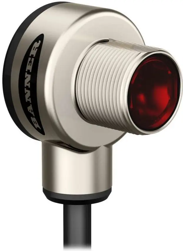 Produktfoto 1 von Banner zylindrisch Optischer Sensor, Emitter, Bereich 20000 mm, M12 Anschlusskabel QD