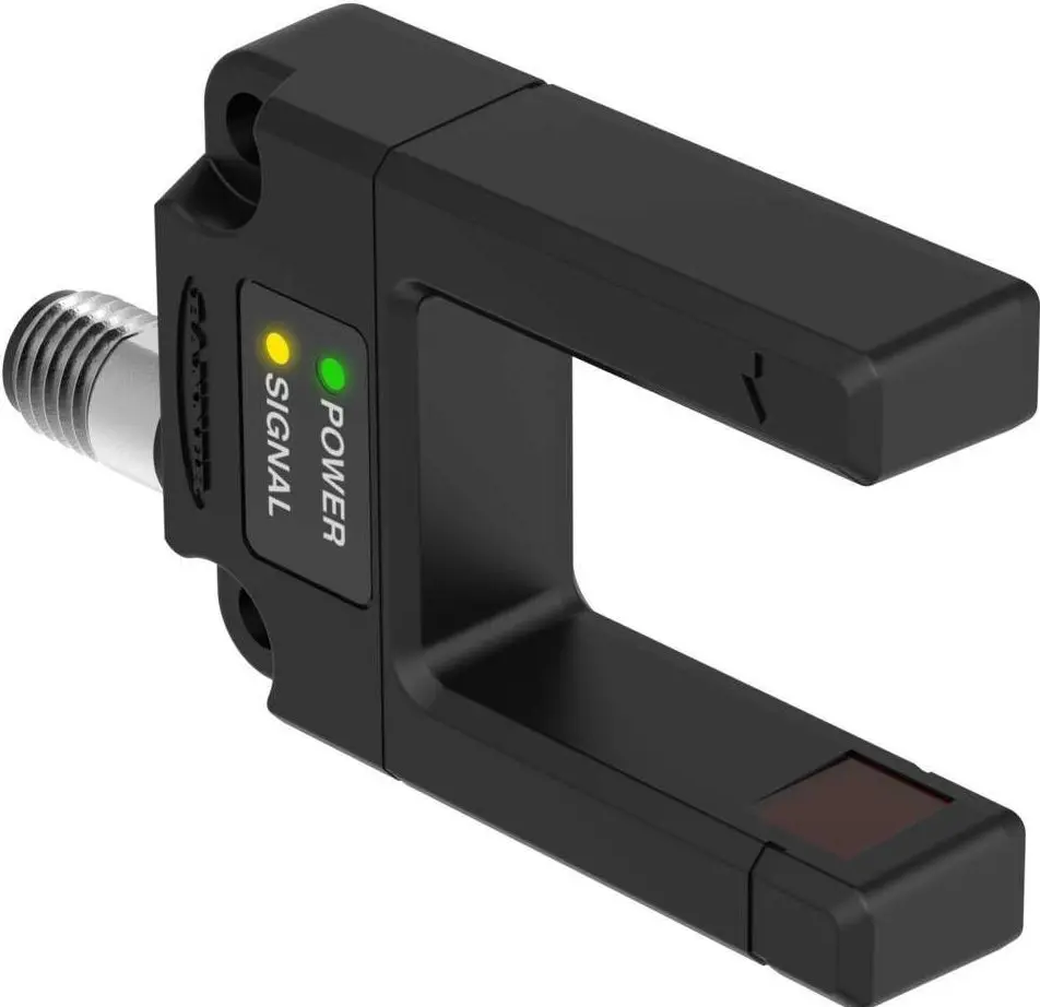 Produktfoto 1 von Banner Schlitz Optischer Sensor, Dagegen, Bereich 30 mm, NPN/PNP Ausgang, M12 Integral QD, Hell-/dunkelschaltend