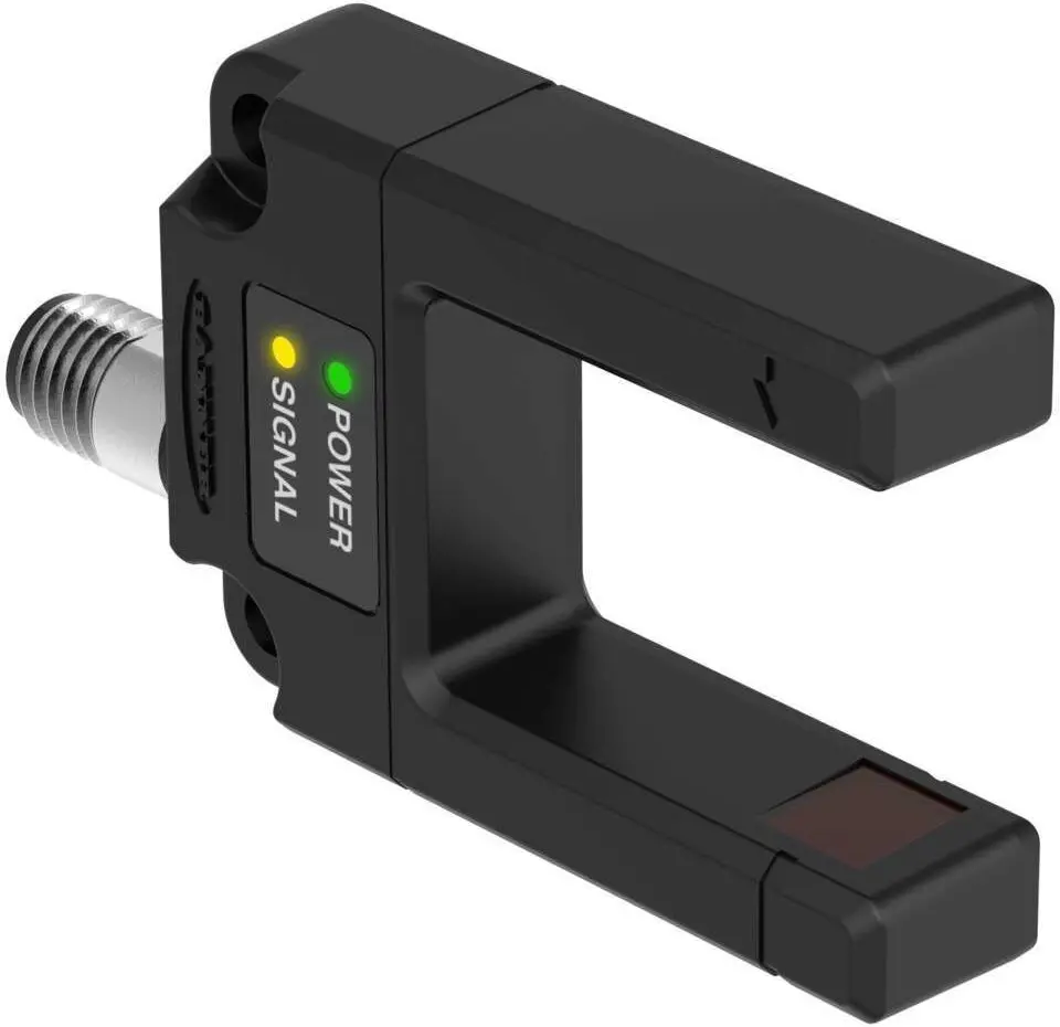 Produktfoto 1 von Banner Schlitz Optischer Sensor, Dagegen, Bereich 30 mm, NPN/PNP Ausgang, M12 Integral QD, Hell-/dunkelschaltend