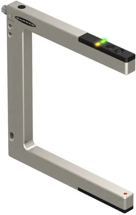 Produktfoto 1 von Banner Schlitz Optischer Sensor, Dagegen, Bereich 120 mm, PNP Ausgang, 3 - Stift M8 Integral QD, Hell-/dunkelschaltend