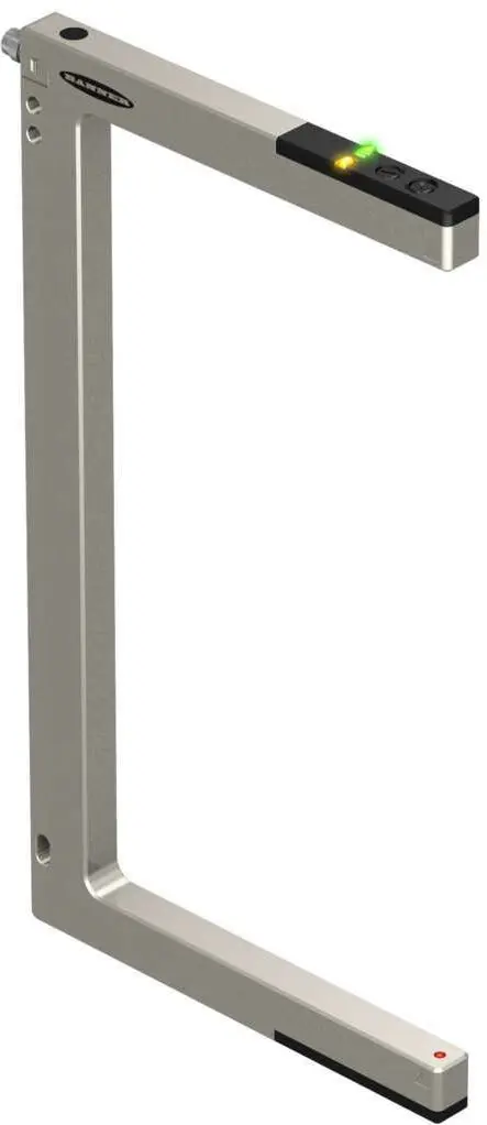 Produktfoto 1 von Banner Schlitz Optischer Sensor, Dagegen, Bereich 220 mm, PNP Ausgang, 3 - Stift M8 Integral QD, Hell-/dunkelschaltend