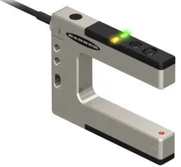 Produktfoto 1 von Banner Schlitz Optischer Sensor, Dagegen, Bereich 30 mm, NPN/PNP Ausgang, Anschlusskabel, Hell-/dunkelschaltend