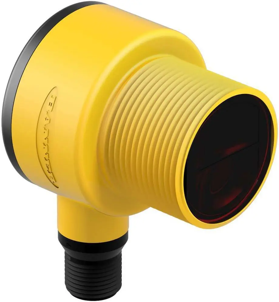 Produktfoto 1 von Banner zylindrisch Optischer Sensor, Hintergrundunterdrückung, Bereich 150 mm, Micro Integral QD, Hell-/dunkelschaltend