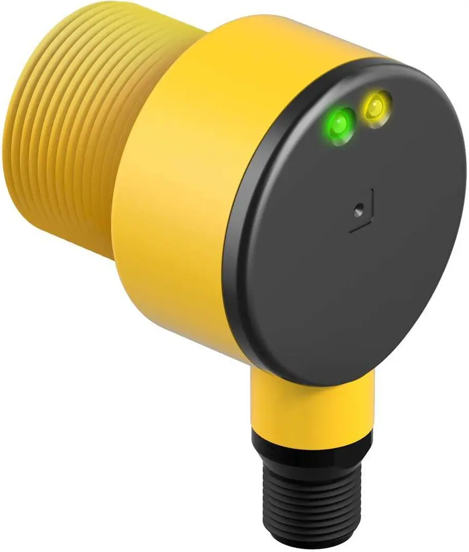 Produktfoto 1 von Banner zylindrisch Optischer Sensor, Hintergrundunterdrückung, Bereich 200 mm, PNP Ausgang, Micro Integral QD,