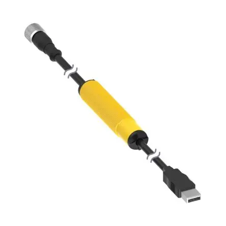 Produktfoto 1 von Banner Adapter, USB Typ A, M12, Stecker, Buchse