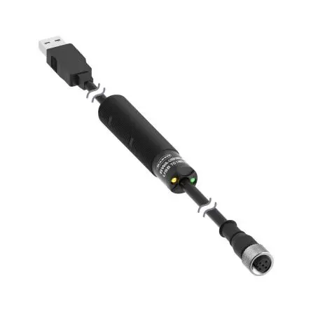 Produktfoto 1 von Banner BWA, 5-polig konfektioniertes Sensorkabel, USB Typ A Stecker 5 / Gerade Buchse, Länge 1 m